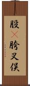 股(P);胯;叉;俣 Scroll