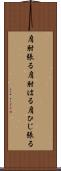 肩肘張る Scroll