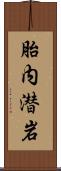 胎内潜岩 Scroll