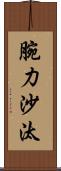 腕力沙汰 Scroll