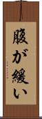 腹が緩い Scroll