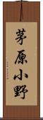 茅原小野 Scroll