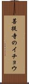 菩提寺のイチョウ Scroll