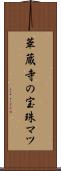 華蔵寺の宝珠マツ Scroll