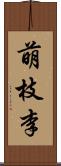 萌枝李 Scroll