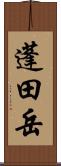 蓬田岳 Scroll