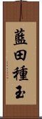 藍田種玉 Scroll