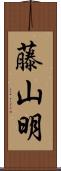 藤山明 Scroll