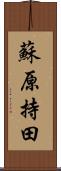 蘇原持田 Scroll