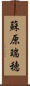 蘇原瑞穂 Scroll