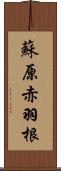 蘇原赤羽根 Scroll