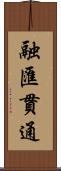 融匯貫通 Scroll