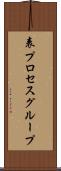 表プロセスグループ Scroll
