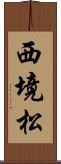 西境松 Scroll