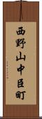 西野山中臣町 Scroll