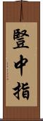 豎中指 Scroll