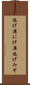逃げ溝 Scroll