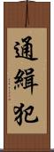 通緝犯 Scroll