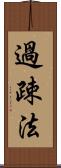 過疎法 Scroll