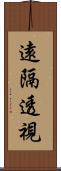 遠隔透視 Scroll
