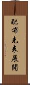 配布先表展開 Scroll