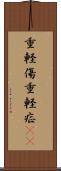重軽傷 Scroll