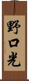 野口光 Scroll