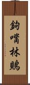 鉤嘴林鵙 Scroll