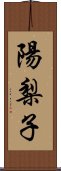 陽梨子 Scroll