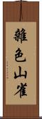 雜色山雀 Scroll