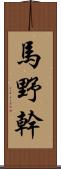 馬野幹 Scroll