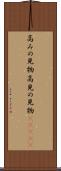 高みの見物 Scroll