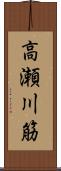 高瀬川筋 Scroll
