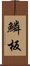 鱗板 Scroll