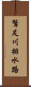 鷲足川排水路 Scroll