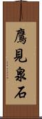 鷹見泉石 Scroll