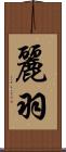麗羽 Scroll