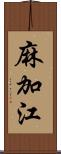 麻加江 Scroll