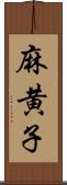 麻黄子 Scroll