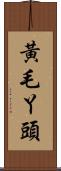 黃毛丫頭 Scroll