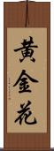 黄金花 Scroll