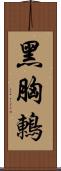 黑胸鶇 Scroll