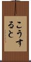こうすると Scroll