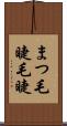 まつ毛 Scroll