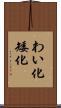 わい化 Scroll
