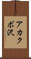 アカクボ沢 Scroll