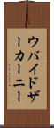ウバイドザーカーニー Scroll