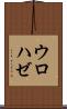 ウロハゼ Scroll
