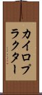 カイロプラクター Scroll