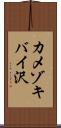カメゾキバイ沢 Scroll
